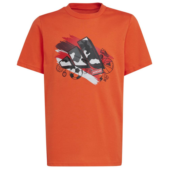Adidas Παιδική κοντομάνικη μπλούζα Graphic Tee Adidas Παιδική κοντομάνικη μπλούζα Graphic Tee
